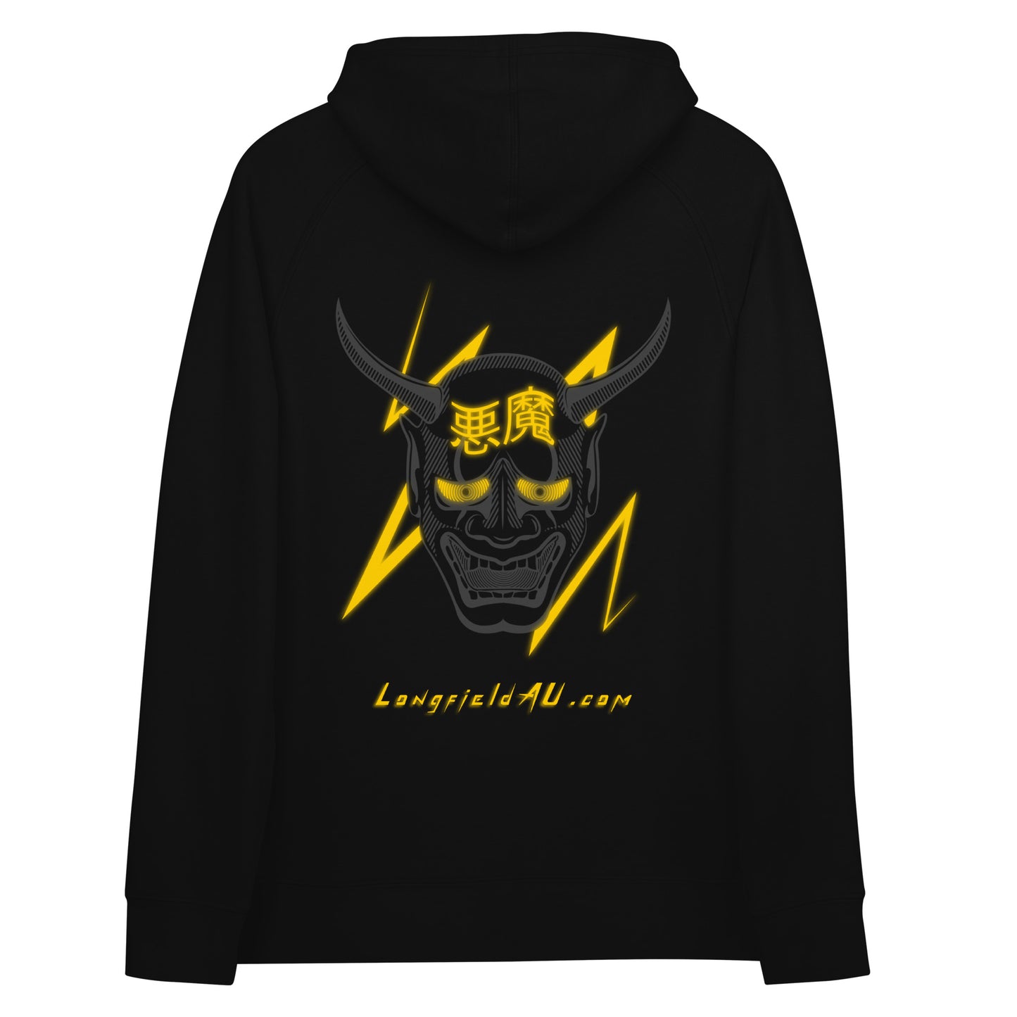 Gold Oni - Black Hoodie