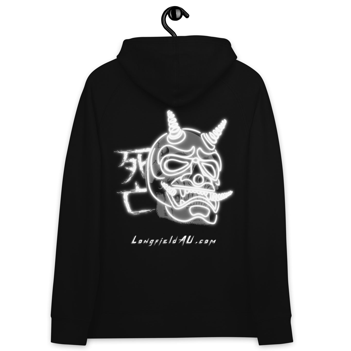 White Oni - Black Hoodie